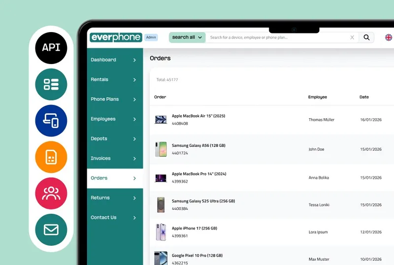 Shopfloor Digitization_Device-as-a-Service-Portal_Everphone_EN